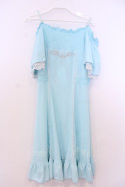 画像3: Ozz Croce / オフショルチュニックワンピース  サックス O-26-01-29-1102-OO-OP-OW-OS