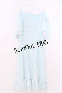 画像3: Ozz Croce / オフショルチュニックワンピース  サックス O-26-01-29-1102-OO-OP-OW-OS
