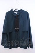 axes femme / タイ付オーバーケープ風ブラウス F グリーン O-26-01-29-1014-AX-BL-OW-OS