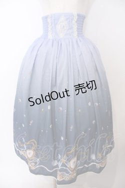 画像1: axes femme / 海グラデ柄ワンピース M ブルー O-26-01-29-1015-AX-OP-OW-OS