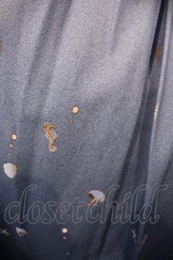 画像3: axes femme / 海グラデ柄ワンピース M ブルー O-26-01-29-1015-AX-OP-OW-OS