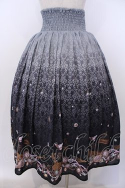 画像3: axes femme / アンティーク柄2WAYスカート M クロ O-26-01-29-1016-AX-SK-OW-OS