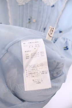 画像3: axes femme / フローラルメルヘン柄ワンピース M サックス O-26-01-29-1020-AX-OP-IG-OS