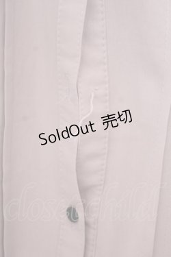 画像2: axes femme / タイ付きフレームローズ刺繍ブラウス F ラベンダー O-26-01-29-1024-AX-BL-OW-OS