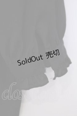 画像2: axes femme / クラシカル刺繍七分袖ブラウス M クロ O-26-01-29-1025-AX-BL-OW-OS