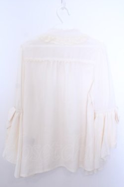 画像3: axes femme kawaii / 姫袖ブラウス M キナリ O-26-01-29-1027-AX-TO-OW-OS
