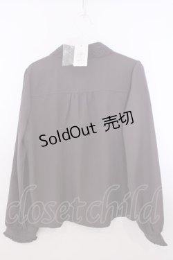 画像2: axes femme / 襟付ブラウス M ブラウン O-26-01-29-1003-AX-BL-OW-OS