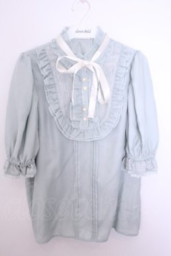 画像1: axes femme / ヨークレースドットドビーブラウス M ミントグリーン O-26-01-29-1030-AX-BL-OW-OS