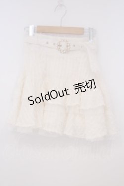 画像1: couture BY ROJITA / フェザーティアードミニスカート  オフシロ O-26-01-29-005-LO-PA-IG-OS