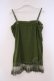 画像2: axes femme / ラメニットラインキャミソール M グリーン O-26-01-29-060-AX-TO-OW-OS (2)