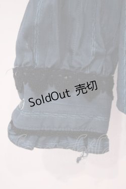 画像3: axes femme / タイ付きストライプJQブラウス M グリーン O-26-01-29-062-AX-BL-OW-OS