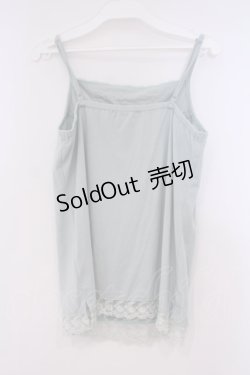 画像2: axes femme / ビジュー使いキャミソール M ミントブルー O-26-01-29-063-AX-TO-OW-OS