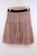 axes femme / ラメチュールスカート M ピンク O-26-01-29-067-AX-SK-OW-OS