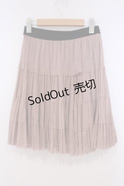 画像2: axes femme / ラメチュールスカート M ピンクO-26-01-29-067-AX-SK-OW-ZT586