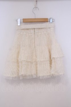 画像3: couture BY ROJITA / フェザーティアードミニスカート  オフシロ O-26-01-29-005-LO-PA-IG-OS