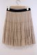 画像2: axes femme / ラメチュールスカート M シャンパンゴールド O-26-01-29-068-AX-SK-OW-OS (2)