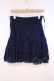 画像1: Ozz oneste / チャイナフロッキースカート  ブルー O-26-01-29-069-OO-SK-OW-OS (1)