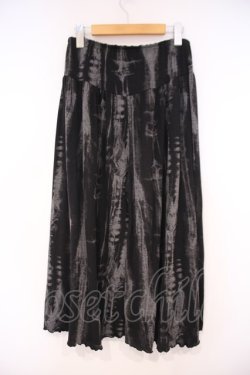 画像2: ALGONQUINS / ムラ染ワイドパンツ F ブラック O-26-01-29-070-AL-PA-OW-OS