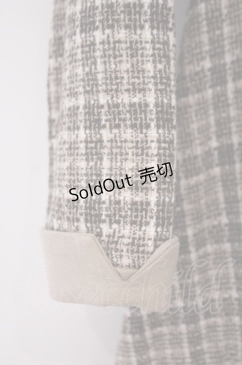 画像3: an another angelus / スモーキークレリックツイードチェックワンピース F ベージュ×ブラウンO-26-01-29-078-CA-OP-OW-ZT586 (3)