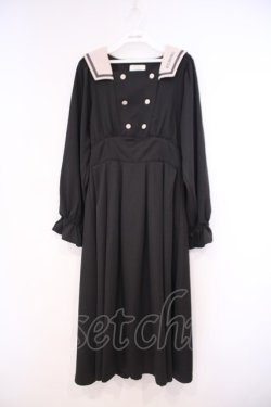 画像1: m petit by misako / サンリオキャラクターズコラボ クロミセーラーワンピース S クロ O-26-01-29-080-LO-OP-OW-OS