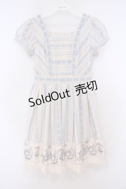 画像1: Secret Honey / パフスリーブワンピース(スクエアワンピース) 2 アイボリー O-26-01-29-085-CA-OP-OW-OS