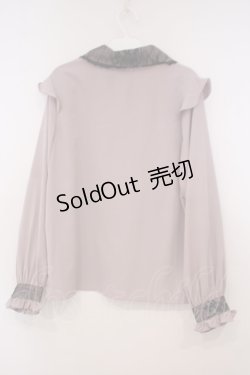 画像3: Rojita / 衿レース前立てフリルブラウス  ピンク O-26-01-29-007-LO-BL-IG-OS