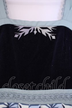 画像2: Secret Honey / アレンデールタペストリーワンピース(アナと雪の女王ver) 2 グリーン O-26-01-29-088-CA-OP-OW-OS