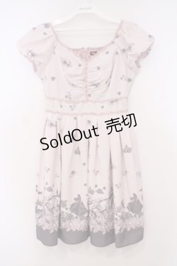 画像1: Secret Honey / ローズプリントワンピース -Sleeping Beauty ver- 2 ピンク O-26-01-29-089-CA-OP-OW-OS