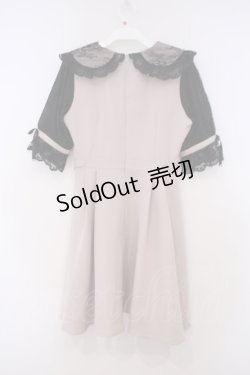 画像3: Rojita / サイドハートバックルビック衿ワンピース  ピンク×クロ O-26-01-29-008-LO-OP-IG-OS