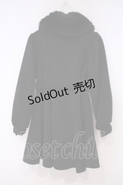 画像3: Rojita / ビジュ釦襟ファーコート F クロ O-26-01-29-009-LO-CO-OW-OS