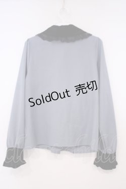 画像3: DearMyLove / クロス刺繍襟ブラウス M ブルー O-26-01-29-010-EL-BL-OW-OS