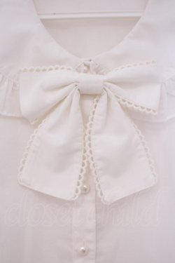 画像2: Ank Rouge / フリル襟ブラウス M シロ O-26-01-29-011-CA-BL-OW-OS