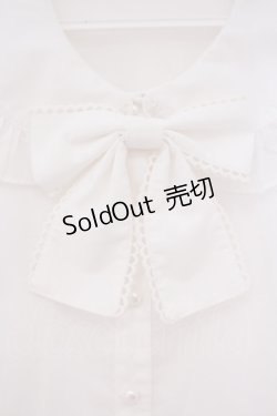 画像2: Ank Rouge / フリル襟ブラウス M シロ O-26-01-29-011-CA-BL-OW-OS