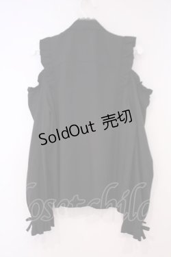 画像3: DearMyLove / ハートバックルリボンオフショルブラウス M クロ×ピンク O-26-01-29-012-EL-BL-OW-OS