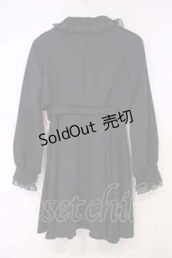 画像4: Rojita / シアーフリルトレンチコート F クロ O-26-01-29-013-LO-CO-OW-OS