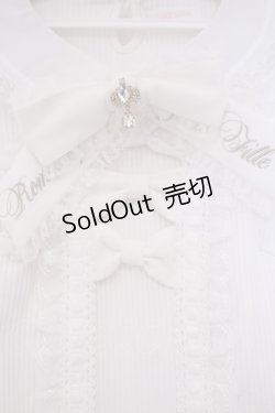 画像2: LIZ LISA / ティアラリボンリブカットブラウス 0 シロ O-26-01-29-015-LO-TO-OW-OS