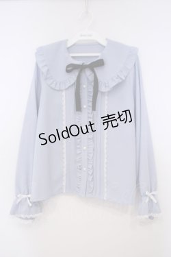 画像1: DearMyLove / フリルたっぷりうさ耳ロリータブラウス M サックス O-26-01-29-016-EL-BL-OW-OS