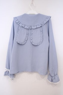 画像3: DearMyLove / フリルたっぷりうさ耳ロリータブラウス M サックス O-26-01-29-016-EL-BL-OW-OS