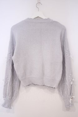 画像4: LIZ LISA / Twin Bunniesニットトップス 0 サックス O-26-01-29-020-LO-TO-OW-OS