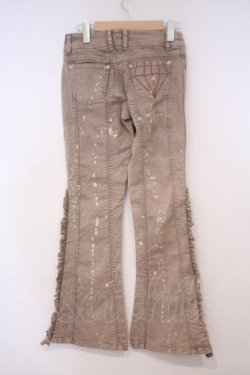 画像3: ALGONQUINS / サイドフリンジブリーチパンツ 1 カーキイエロー O-26-01-29-021-AL-PA-OW-OS