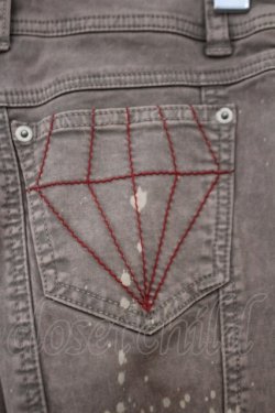 画像4: ALGONQUINS / サイドフリンジブリーチパンツ 1 カーキイエロー O-26-01-29-021-AL-PA-OW-OS