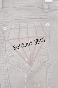 画像4: ALGONQUINS / サイドフリンジブリーチパンツ 1 カーキイエロー O-26-01-29-021-AL-PA-OW-OS