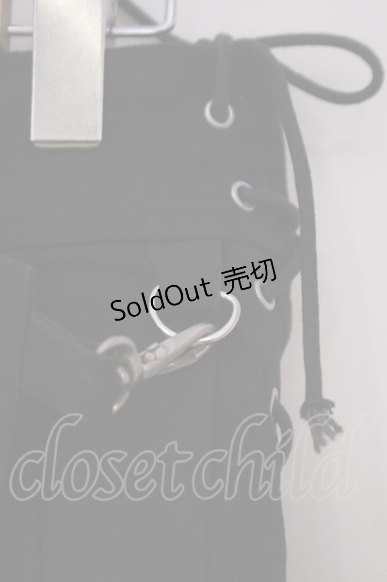 画像3: UNION JACK / ラップ付きプリーツミニスカート  ブラック O-26-01-29-022-PU-SK-OW-OS (3)