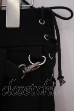 画像3: UNION JACK / ラップ付きプリーツミニスカート  ブラック O-26-01-29-022-PU-SK-OW-OS