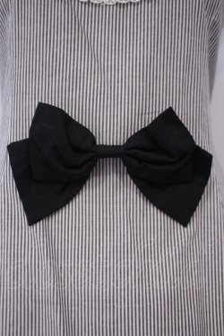 画像3: metamorphose / 半袖フリルリボンワンピース  グレー O-26-01-29-002-ME-OP-YM-OS