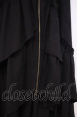 画像2: BPN / アシンメトリーフリルスカート M ブラック O-26-01-29-023-GO-SK-OW-OS (2)