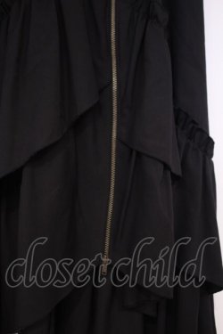 画像2: BPN / アシンメトリーフリルスカート M ブラック O-26-01-29-023-GO-SK-OW-OS