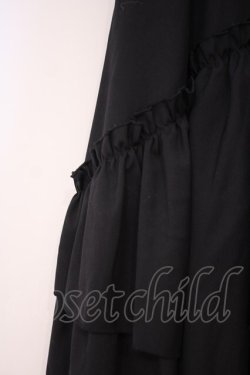 画像3: BPN / アシンメトリーフリルスカート M ブラック O-26-01-29-023-GO-SK-OW-OS