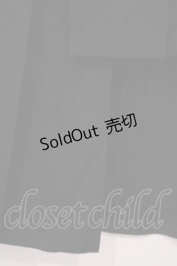 画像3: BPN / クロスチェーン付きアシメプリーツスカート M ブラック O-26-01-29-024-GO-SK-OW-OS