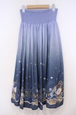 画像4: axes femme / 海グラデ柄ワンピース M ブルーO-26-01-29-029-AX-OP-OW-ZT586 (4)